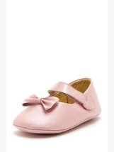 Petit Confection girls' bow heart mary janes shoes in Blush - size 2 (3-6 - £44.78 GBP