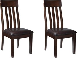 Signature Design by Ashley Haddigan Faux Leather Cushioned Rake Back Dining - £165.97 GBP