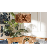 Jia Natural Rattan Pendant Lampshade - $956.63 MXN