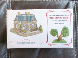 Liberty Falls 1999 Rosie&#39;s Flower Shop &amp; Oldest Tree AH178 Original Box Vintage - £10.62 GBP