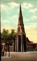 Vintage Divided Back Postcard St. Pauls Church, Syracuse, N.Y. New York BK41 - £1.58 GBP