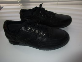 Steve Madden GRAPPLE Genuine Leather Men’ Sneaker Black 10B or 10D MSRP$80 UPC75 - £28.84 GBP
