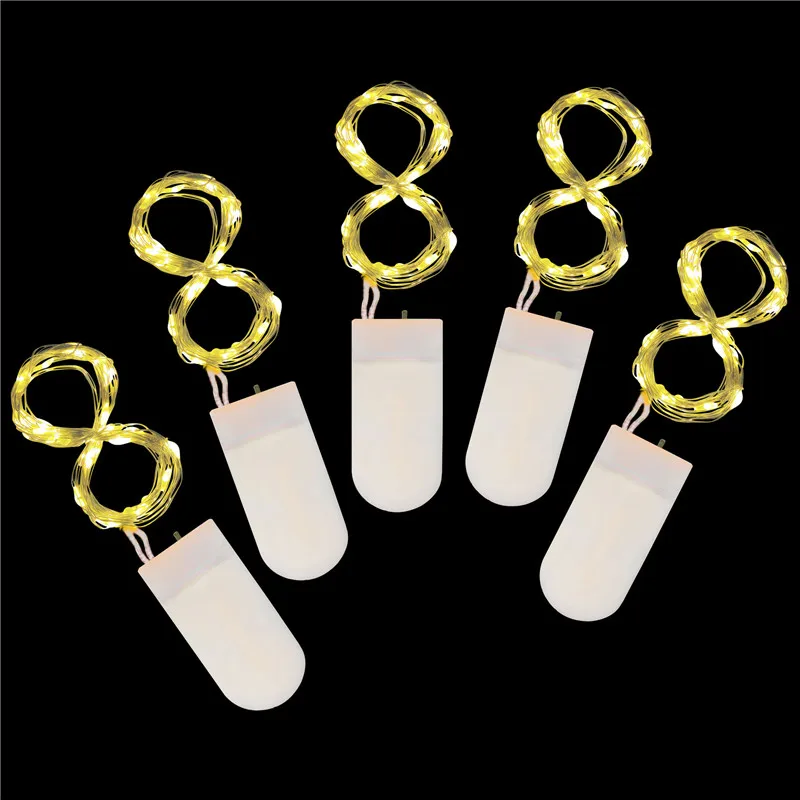 5pcs Copper Wire LED String Lights Holiday Fairy Lights Gar Christmas Decoration - £61.24 GBP