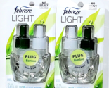 2 Packs Febreze Light No Heavy Parfums Plug Bamboo Scented oil refill - £20.39 GBP