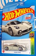 Hot Wheels 2024 New HW Exotics #205 Pagani Utopia Mtflk Off White-Gray w... - $3.60