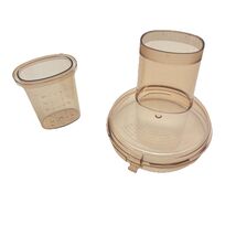 Moulinex Regal La Machine I Food Processor Work Bowl Lid Amber &amp; Food Pu... - $24.99