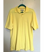 Tommy Bahama Polo Shirt Size Medium Yellow Short Sleeve Collared Marlin ... - €25,58 EUR