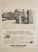1956 Print Ad New Holland Super 66 Hay Balers Sperry Rand New Holland,PA - £12.47 GBP