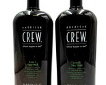 American Crew 3-In-1 Tea Tree Shampoo,Conditioner &amp; Body Wash 33.8 oz-Pa... - £47.43 GBP