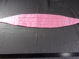 NWOT PROM WEDDING FORMAL Tuxedo Men's Solid PINK Cumberbund One Size Adj... - $46.97