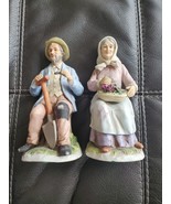 Home Interior Homco 1433 Old Man And Woman/Collection Ardco Made in Japa... - £52.01 GBP