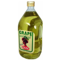 Galil GRAPE SEED Oil  2L Glass Bottle No GMO Kosher Product of Italy - $34.64