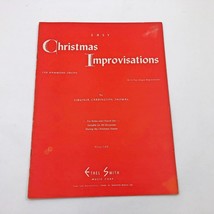 Easy Christmas Improvisations for Hammond Organ Virginia Thomas 24 Pages... - $9.89