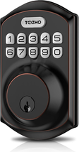Keyless Entry Door Lock With Keypad Aluminum Oil Rubbed Bronze NEW - $61.42