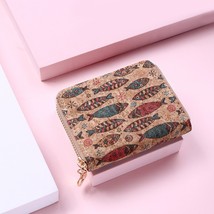 2022 New Chinese Style Woody soft Women Wallets Fashion Short Zipper Coin Purse  - £10.38 GBP
