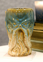 Blue Nautical Cthulhu Cosmic Monster Octopus Kraken Ceramic Tall Pint Mug Cup - £20.08 GBP