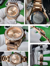 invicta women pro diver 38 mm rose gold tone stainless steel quartz watch - £157.31 GBP