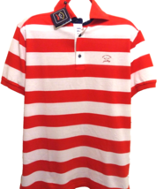 Paul &amp; Shark Yachting Authentic Men&#39;s Red White Striped Polo Shirt Size XL - £145.17 GBP