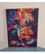 Carole Milos Bold Maple Leaves Acrylic Gelliplate Original Monoprint - $388.88 MXN