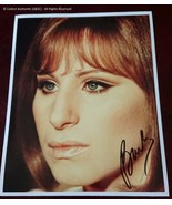 Barbra Streisand Autographed Glossy 8x10 Photo - COA #BS58762 - $400.18 CAD