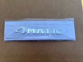 New 4MATIC Emblem Chrome Letter Trunk Logo Badge Decoration Sticker For ... - $11.99
