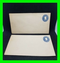 2x US Stamps Full Envelope 5 Cent #U330 5C Blue Grant ~ Lot Of 2 ~ Mint ... - $19.79