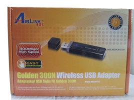 AIRLINK 101 GODLEN 300N WIRELESS USB ADAPTER AWLL6077V2 - $18.69