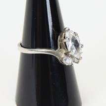 Sterling Silver Size 7 1/2 Cubic Zirconia Diamond 925 - $23.51