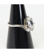 Sterling Silver Size 7 1/2 Cubic Zirconia Diamond 925 - €20,41 EUR