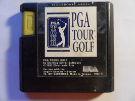 Vintage Electronic Arts Video Game PGA Tour Golf 1991 Sega Genesis System Cartri - £11.95 GBP