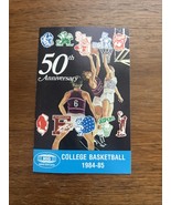 1984-85 MSG College Basketball Schedule Big East, Norte Dame Ewing Georg... - $10.00