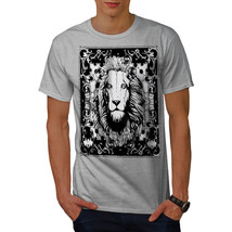 Wellcoda Lion Calm Face Animal Mens T-shirt, Male Graphic Design Printed... - $18.61+