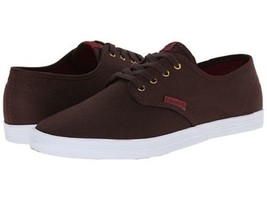 Mens Emerica Wino Skateboarding Shoes Nib Brown Red - £17.97 GBP