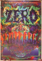 Zero Poster Fillmore San Francisco August 16-17 1996 Steve Kimock - $88.40