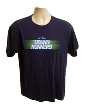 NYRR Run for Life New York Young Road Runners Adult Large Blue TShirt - $17.82