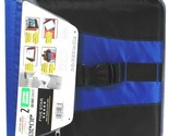 Mead Five Star 2&quot; Zipper Binder Blue Black Gray 580 Sheet Capacity Built... - $35.99