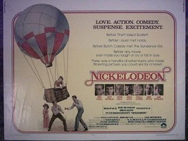 NICKELODEON 1976 ORIGINAL HALF SHEET   O&#39;NEAL, REYNOLDS - $7.17