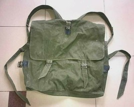VINTAGE OLD MILITARY SOLDIER GREEN BACKPACK RUCKSACK-ALBANIA-45 CM X 45 ... - $79.20