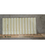 24DD60 CHANDELIER TUBES / SLEEVES, IVORY PLASTIC, 4-13/16&quot; X 27/32&quot; OD X... - £6.77 GBP