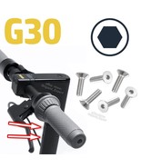 6x Allen Head STEM SCREWS Ninebot MAX G30 Electric Scooter Nut Bolts Hex... - $3.99
