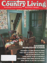 Country Living Magazine AUGUST 1983 Decor-Crafts-Cooking-Real Estate-Antiques - £1.95 GBP