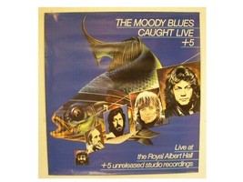 The Moody Blues Poster Caught Live Plus 5 Five OLD - £70.45 GBP