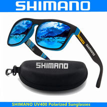 Shimano Men&#39;s Women Polarized Fishing Glasses Outdoor HD UV Protection Cycling - £12.32 GBP