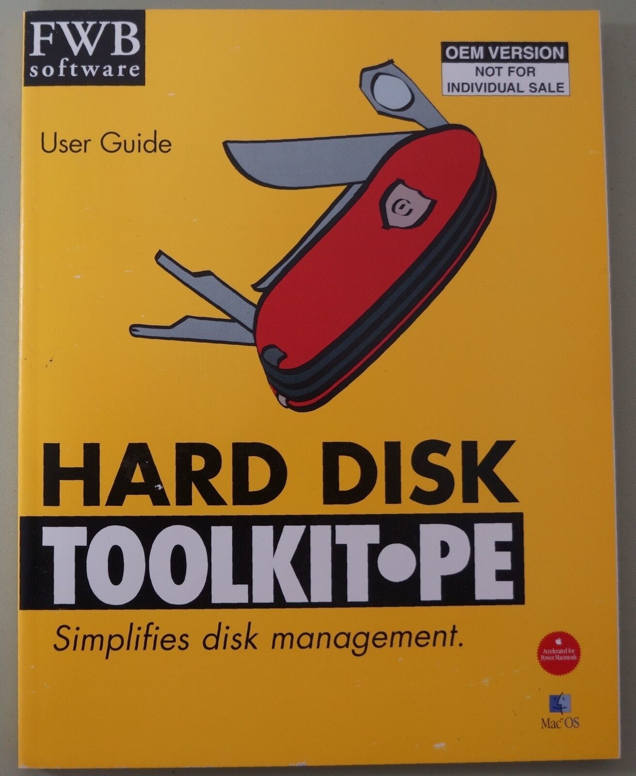 FWB Software - Hard Disk Toolkit PE for Mac OS - User Guide - $9.87