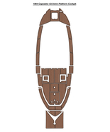 1994 Capeador 53 Swim Platform Cockpit Boat EVA Foam Faux Teak Deck Floo... - $1,800.00