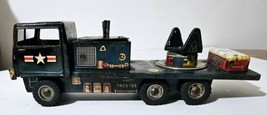 Vintage 1950s Tin Toy U.S Army Cannon Firing Truck As Is - $22.44