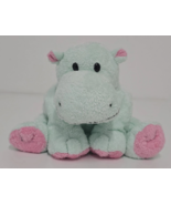 Ty Pluffies TUBBY Hippo Pink Green Plush Stuffed Animal 2002 Toy Lovey T... - $29.69