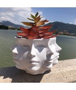 Multi-Face Succulent Planter Vase Small Face Plante Head Face Vase For Home - €30,36 EUR