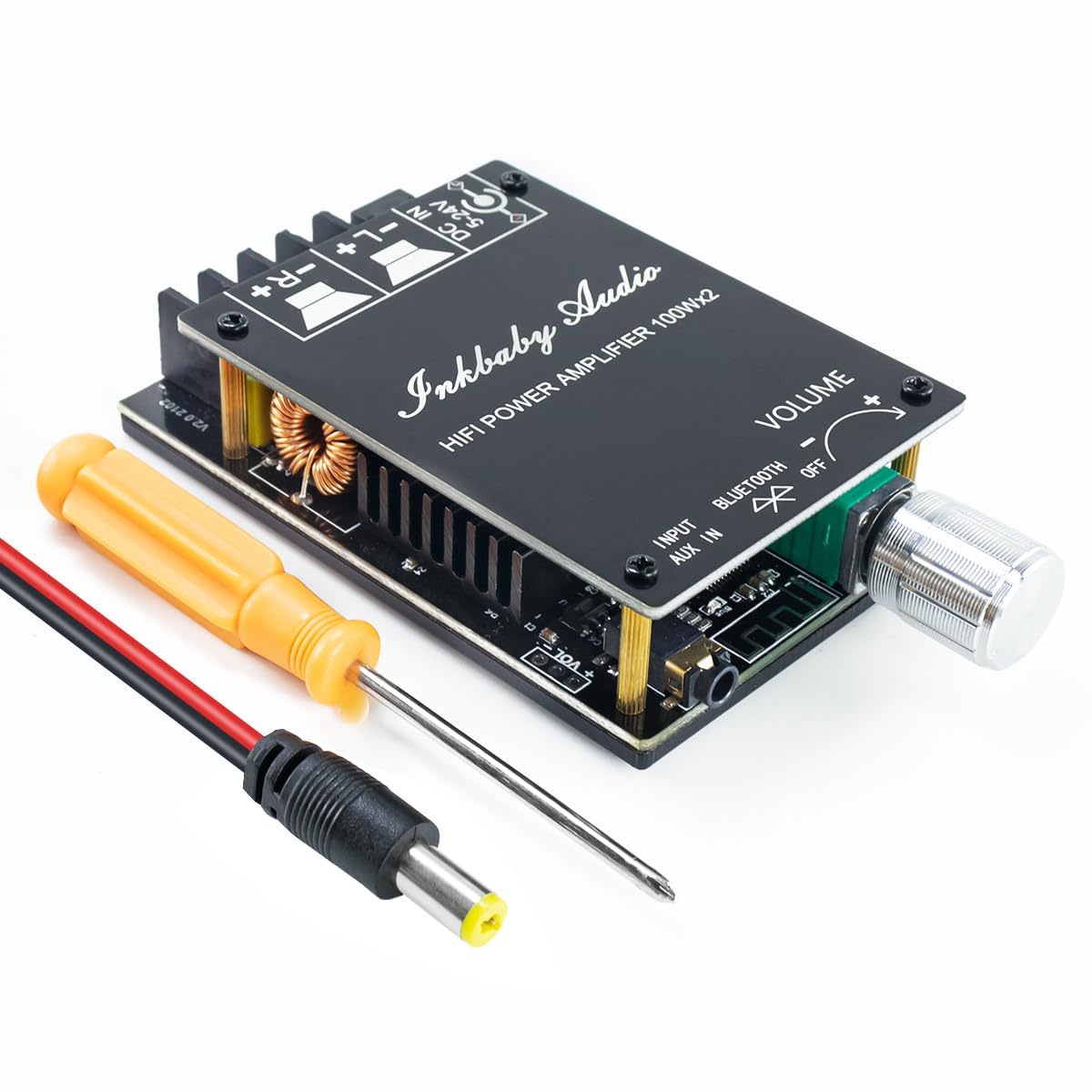 200W Bluetooth 5.0 Amplifier Board Tpa3116D2 100W+100W Stereo Dual Chann... - $33.95