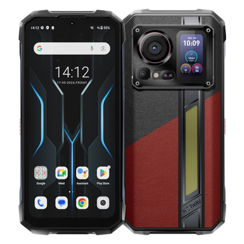 HOTWAV HYPER 7 PRO RUGGED 16gb 256gb Waterproof 6.6" Face Id NFC Android Red